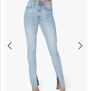Weworewhat Stiletto Slit Jeans - never worn